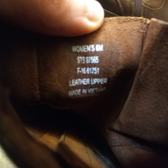 NEW $130 SPERRY size 6 womens leather boots - Picture 5 of 5